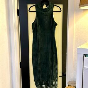 Walter Baker Dark Green Midi Dress